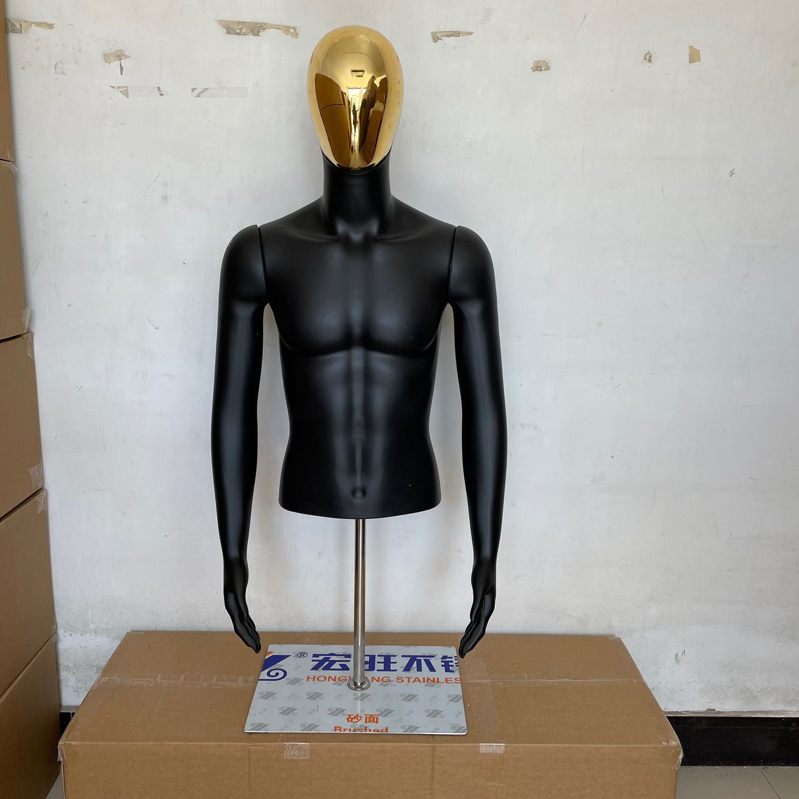 Modelo humano de busto modelo de ropa de cuerpo humano maniquí de busto simulación de ropa de cuerpo humano modelo de televisión masculino props image 25