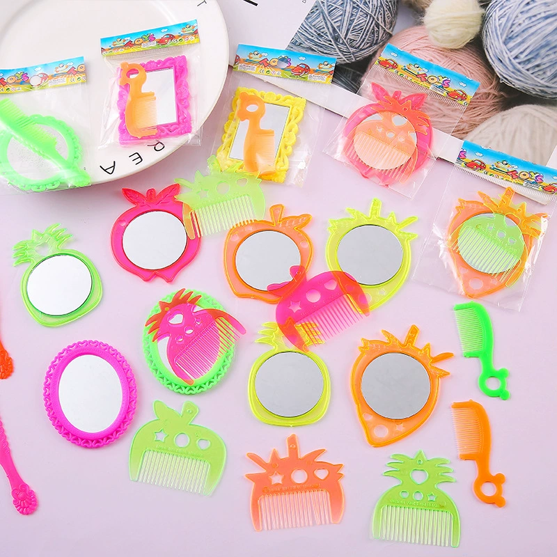 Мультяшный зеркальный расчесочный набор
