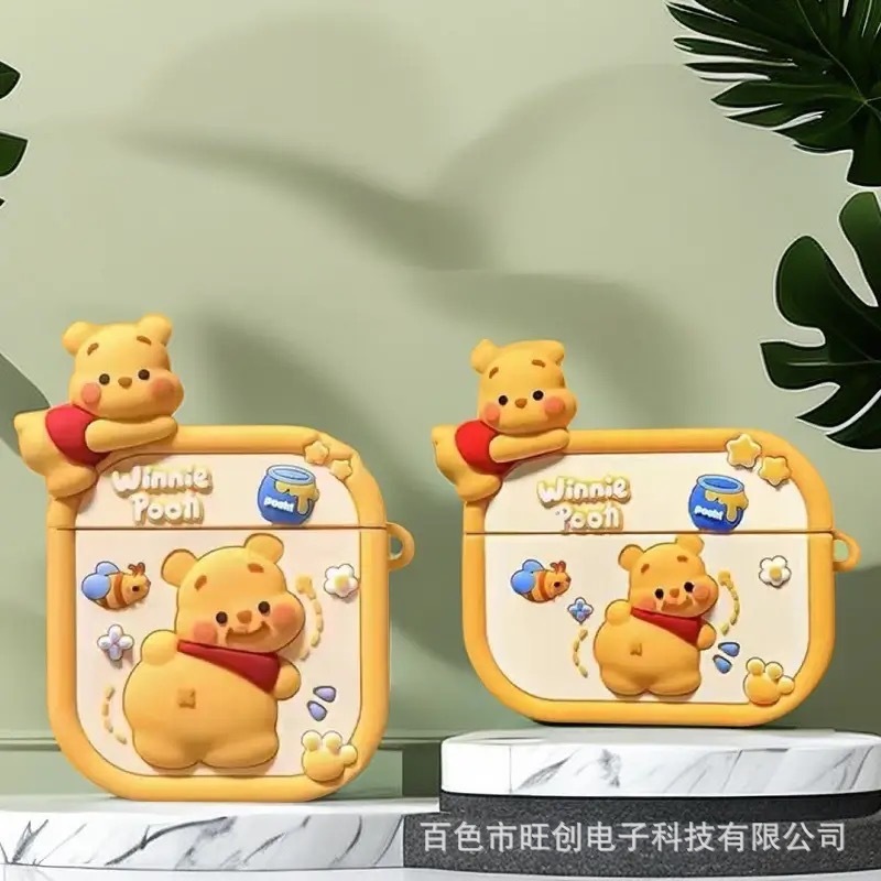 苹果AirPods1/2/3/4代硅胶保护套AirPodsPro2代四/五代卡通保护壳|undefined