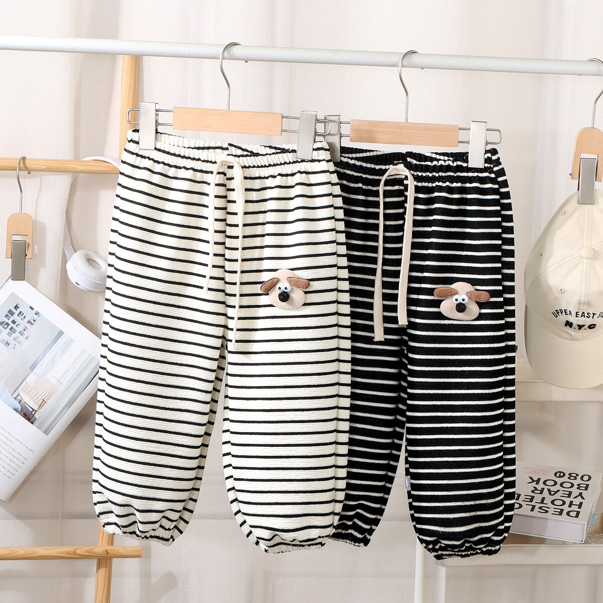 儿童裤子春季长裤宝宝男童休闲裤外穿洋气百搭宽松家居裤