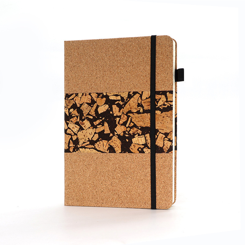 Cuaderno de notas biodegradable ecológico reciclable DZ grasa de café corcho cuaderno de notas regalo de negocio