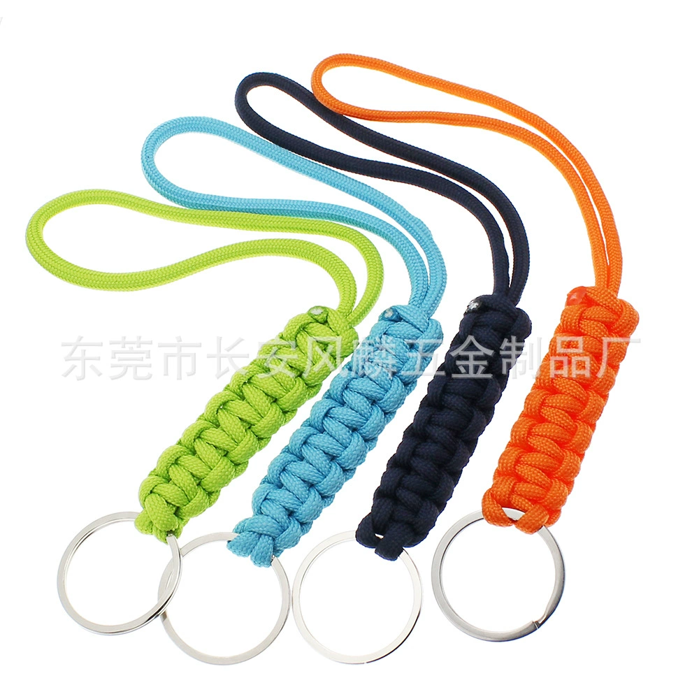 DIY зонтик веревка ремешок брелок браслет анти-потерянная Веревка Брелок из нержавеющей стали наружные инструменты анти-потерянный