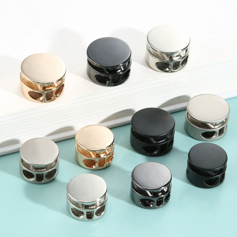 Металлическая пружинная Пряжка на шнурке Спортивные Штаны эластичная Регулируемая пуговица детские штаны ремень обувь стоп веревка Пряжка свитер кнопка