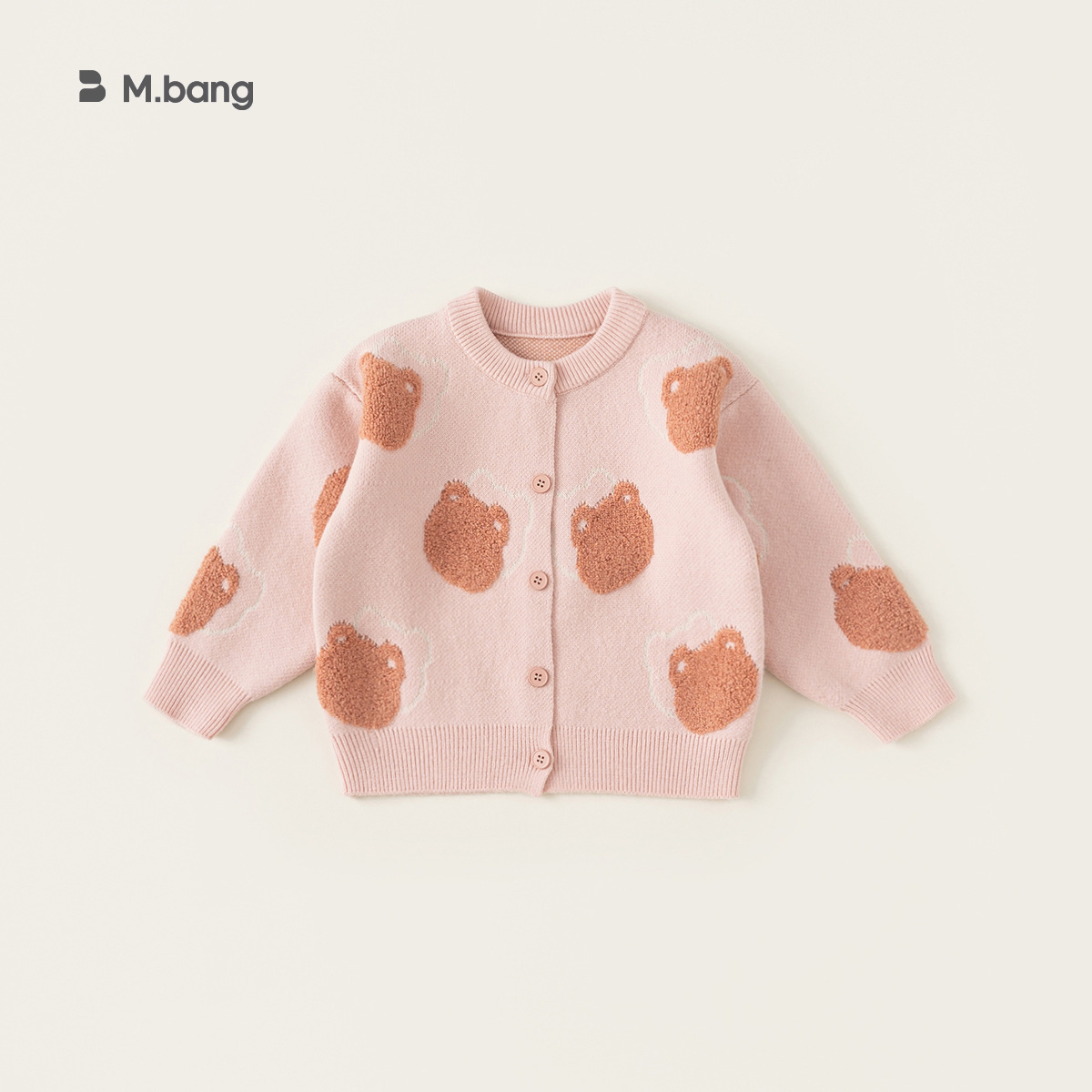 Yubao ropa infantil para bebés nuevos suéteres suaves glutinosos primavera y otoño niños cardigans de punto ropa infantil chaqueta de niña