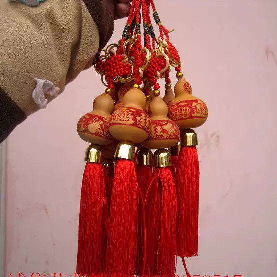 葫芦车挂 手捻葫芦 机光雕刻图案 葫芦工艺品 厂家直供