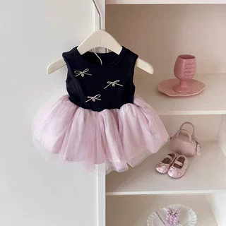女童裙子夏季新款连衣裙儿童纱裙女孩周岁礼服宝宝生日衣服公主裙