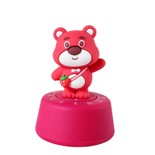 Cartoon Doll Learning Timer Creative Mechanical Timer Time Management Reminder Kitchen Alarm Clock Wholesale