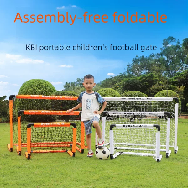 Folding Football Goal Children's Soccer Toy Portable Goal Frame Kindergarten Outdoor Sports Early Education Parent-Child