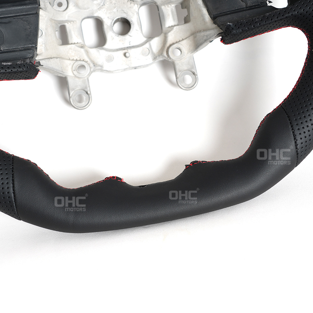 Cross-Border Hot-Selling Product Suitable for 18-23 Models of Jeep Wrangler Jl Full Leather Car Steering Wheel Modification