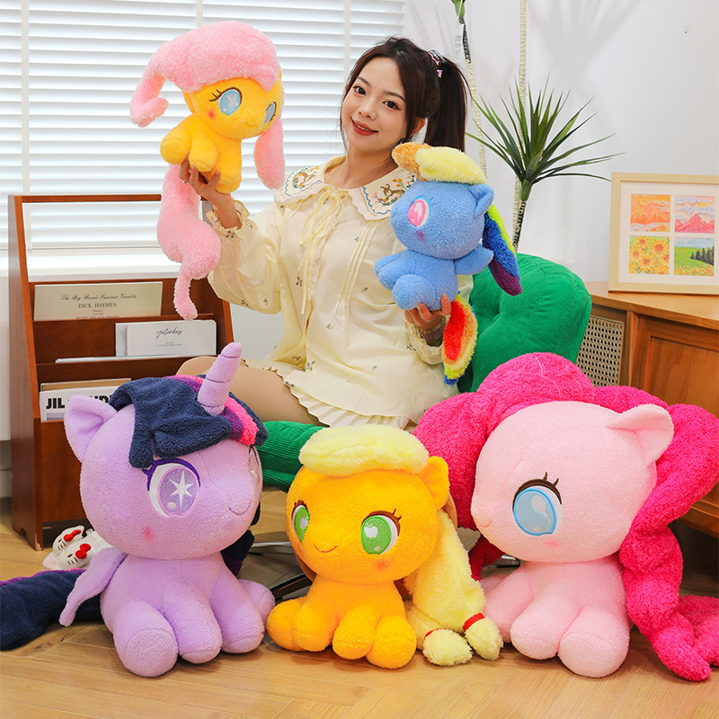Cross-Border Cute Pony Doll Baoli Plush Toy Foreign Trade Doll Children's Birthday Gift Pillow Mall Redemption