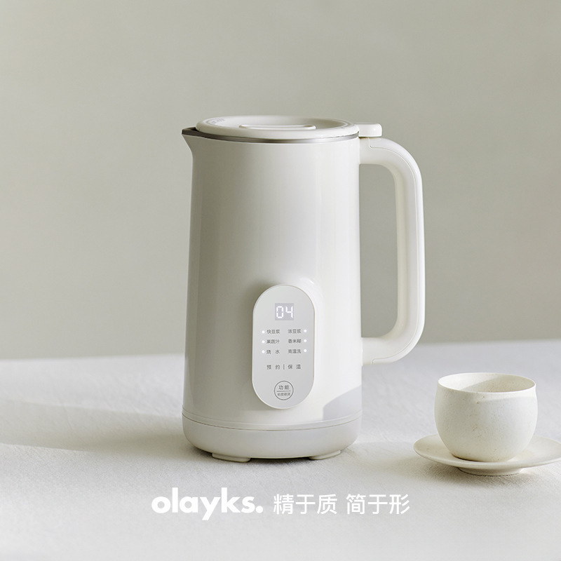 olayks立时1L豆浆机家用全自动小型破壁机3一5人多功能迷你免过滤|undefined