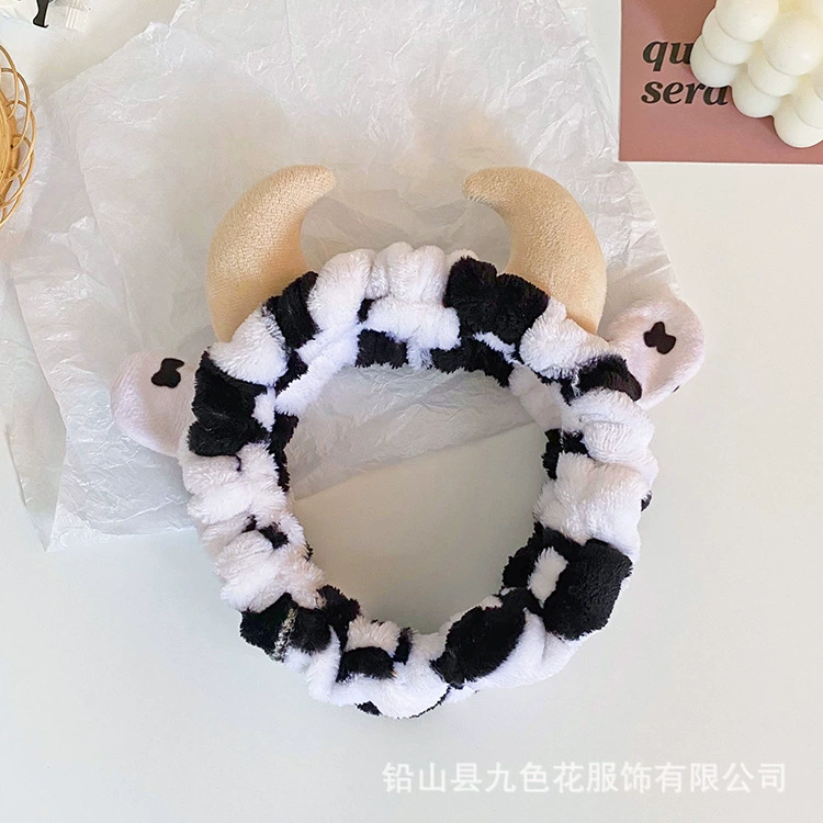 Brand three dimensional headband, plush hair accessory, Korean style, internet celebrity
