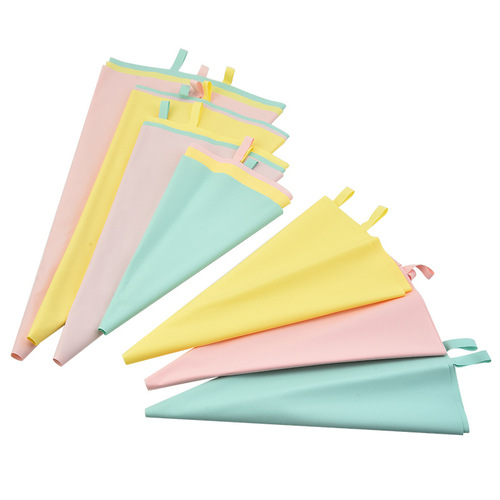 Macaron-style TPU silicone cream piping bag, TPU silicone frosting bag, piping bag set, baking tool