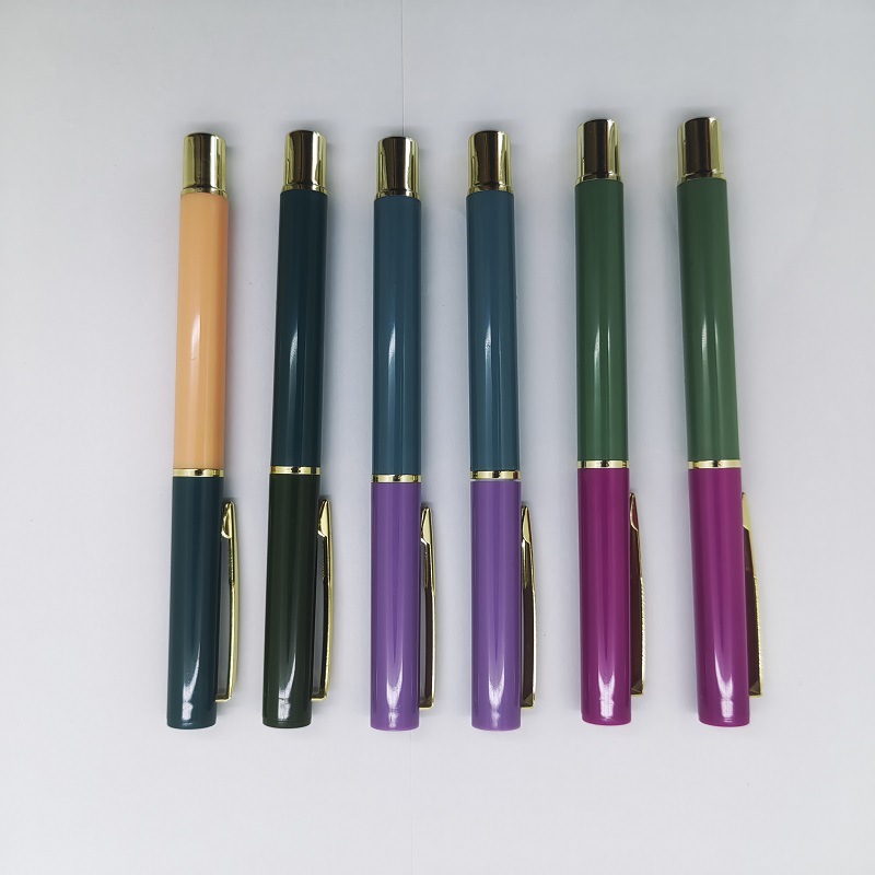 Ballpoint pen, gel pen, oil-based pen, cap-off pen, gold-plated pen, candy-colored pen, solid-color pen, spray paint