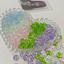 幸运四叶草通孔多用途材料DIY洞洞鞋手链项链造景手套围巾装饰品