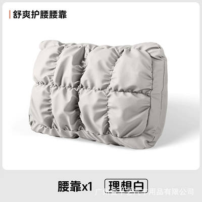 Waist support | Breathable Bubble Cotton Nappa Leather - ideal-white-bubble-waist-support-1-pack