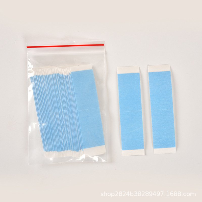 假发双面胶NO-SHINE36片轻薄透气防汗不化胶皮生物发块皮肤双面胶|undefined