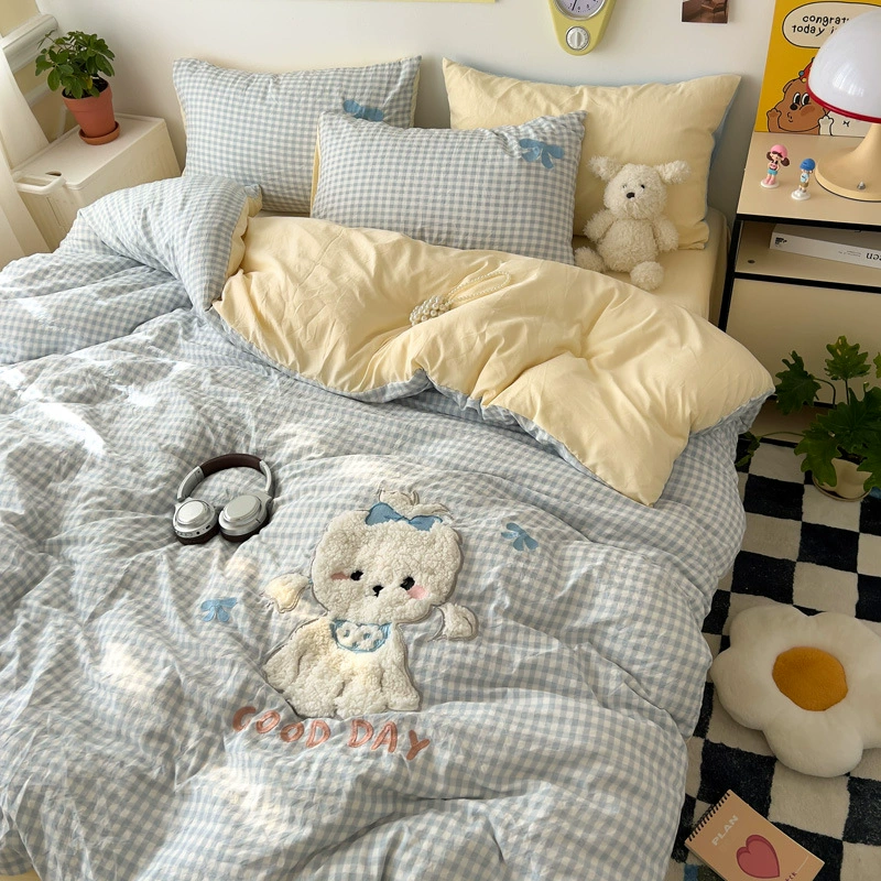 Patch, set, duvet cover, sheet for students, 4 piece set, 3 piece set