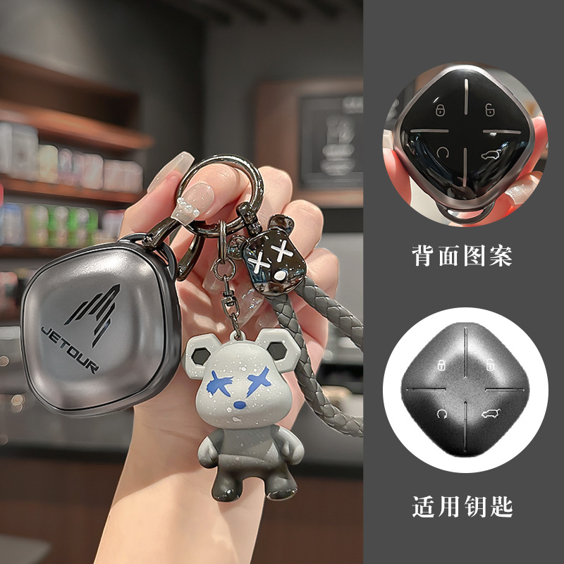 Jietu D 모델 메탈릭 그레이 폭력적인 곰