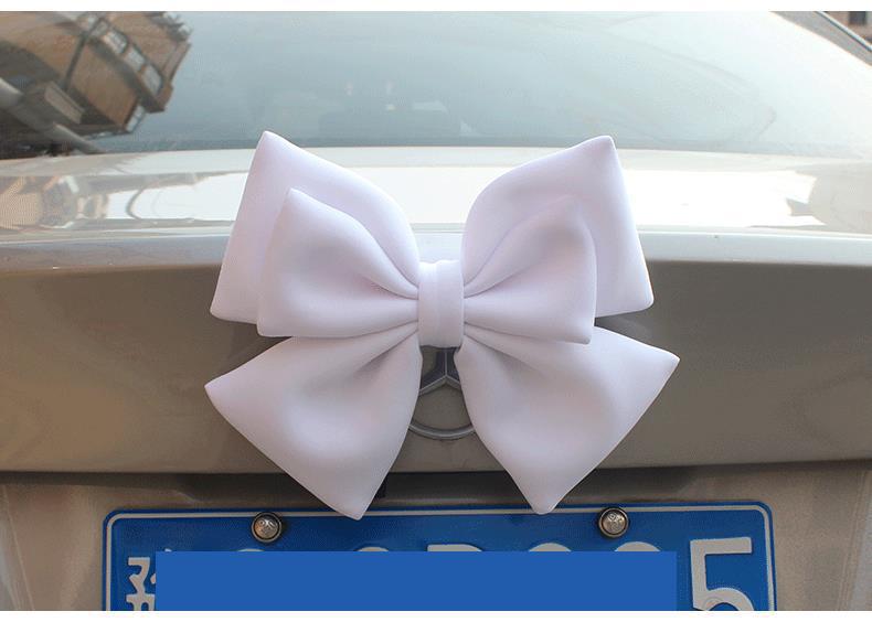 Car Tail Bow Decoration Pendant Trunk Car Sticker Accessories Car Tail Ornaments Car Motorcycle Doll