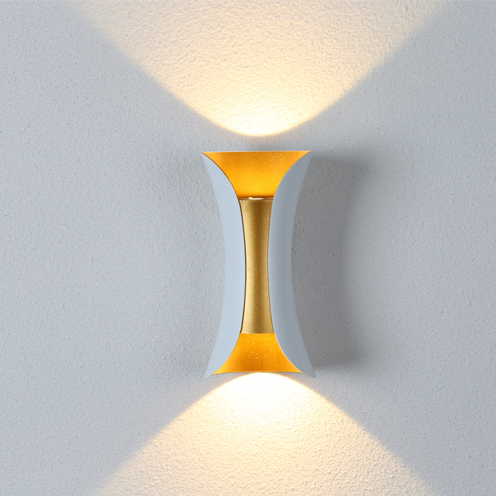 Viento moderno muy minimalista exterior l lámpara de pared de patio hotel interior creativo pasillo escalera pasillo iluminación de sala de estar