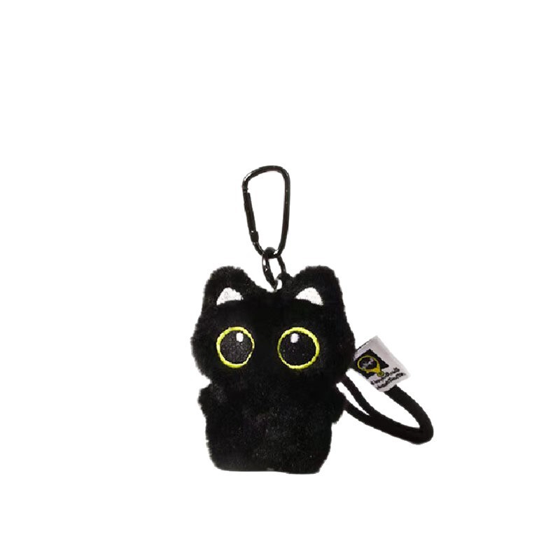 かわいい黒猫人形パーソナライズされた猫バッグペンダントぬいぐるみペンダントカップルギフトイン学生ギフト|undefined