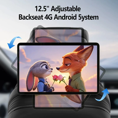 Car display HD external headrest