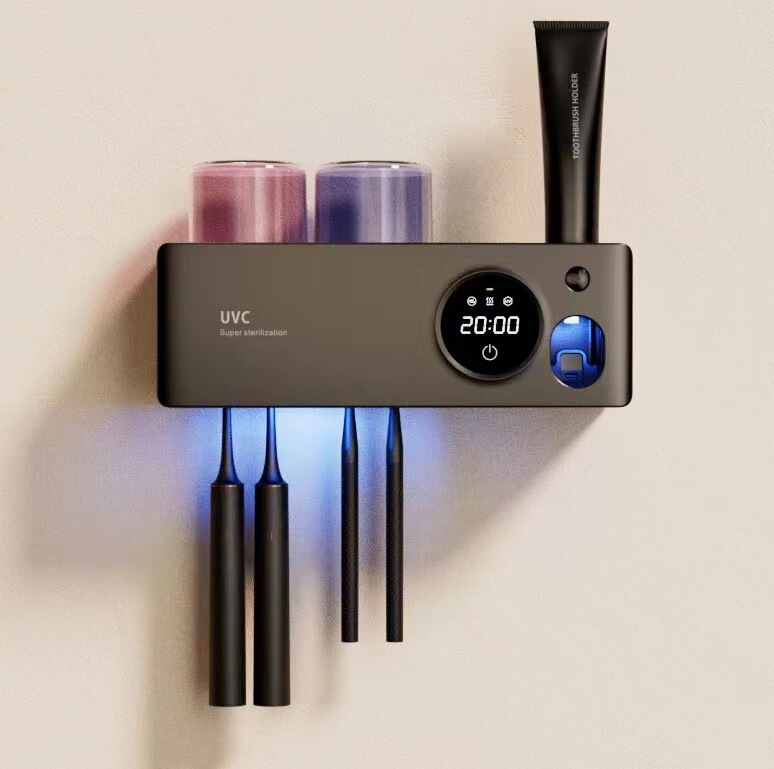 【新品】メーカー紫外線歯ブラシ消毒器充電式乾燥乾燥カップルカップ歯ブラシ消毒ラック|undefined