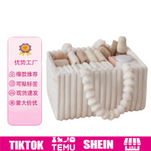 亚马逊新款法兰绒尿布收纳袋 便携带手提尿布包 婴儿纸尿裤收纳袋