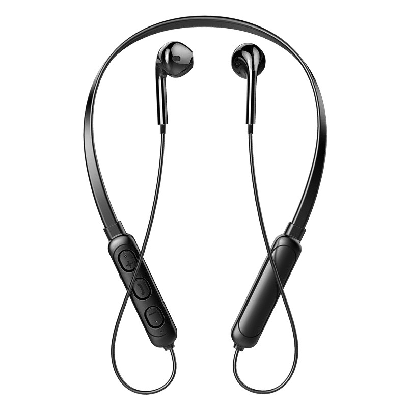 Nuevo auricular inalámbrico Bluetooth montado en el cuello estéreo de reducción de ruido universal 5,0 Deportes auricular del oído micrófono ventas directas de la fábrica