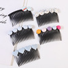 Universal hair accessory, cloth heart-shaped, Korean style