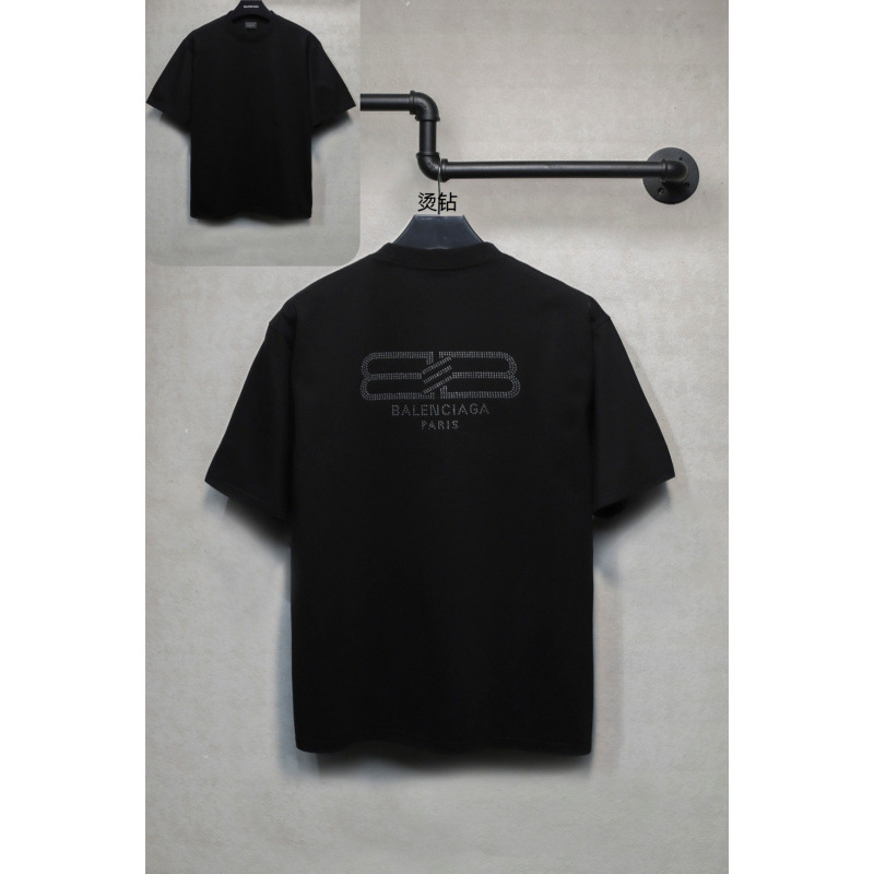 25ssクロスボーダー高品質タワーテーププリントレタードダメージ半袖Tシャツゆったり万能ワンピース卸売|undefined