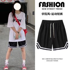 ショートパンツメンズ夏アメリカンファッションブランドスポーツアウターカジュアル大きいパンツゆったり薄手ビーチメッシュアイスシルクパンツ