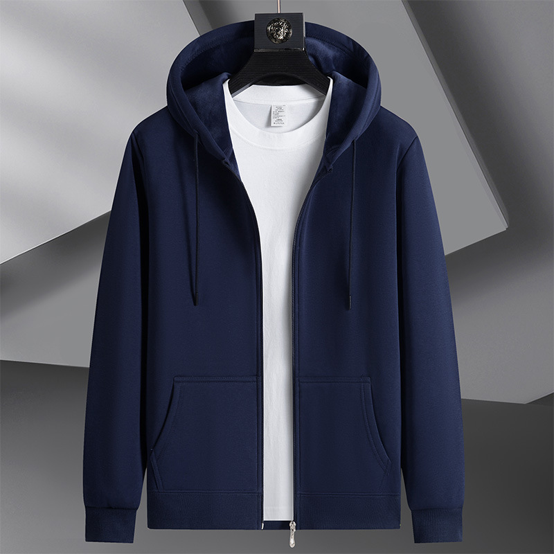 400G fleece-lined cardigan vests men's spring, autumn and winter new 2024 new boys hooded casual clothes coat 400G fleece-lined cardigan vests men's spring, autumn and winter new 2024 new boys hooded casual clothes coat