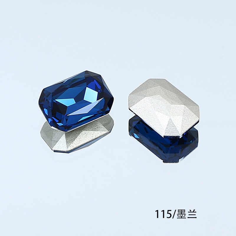 東洲クリスタル14*10長方形八角形ネイルアート尖底ラインストーンK9ガラスラインストーンDIY装飾品アクセサリー衣料品材料|undefined