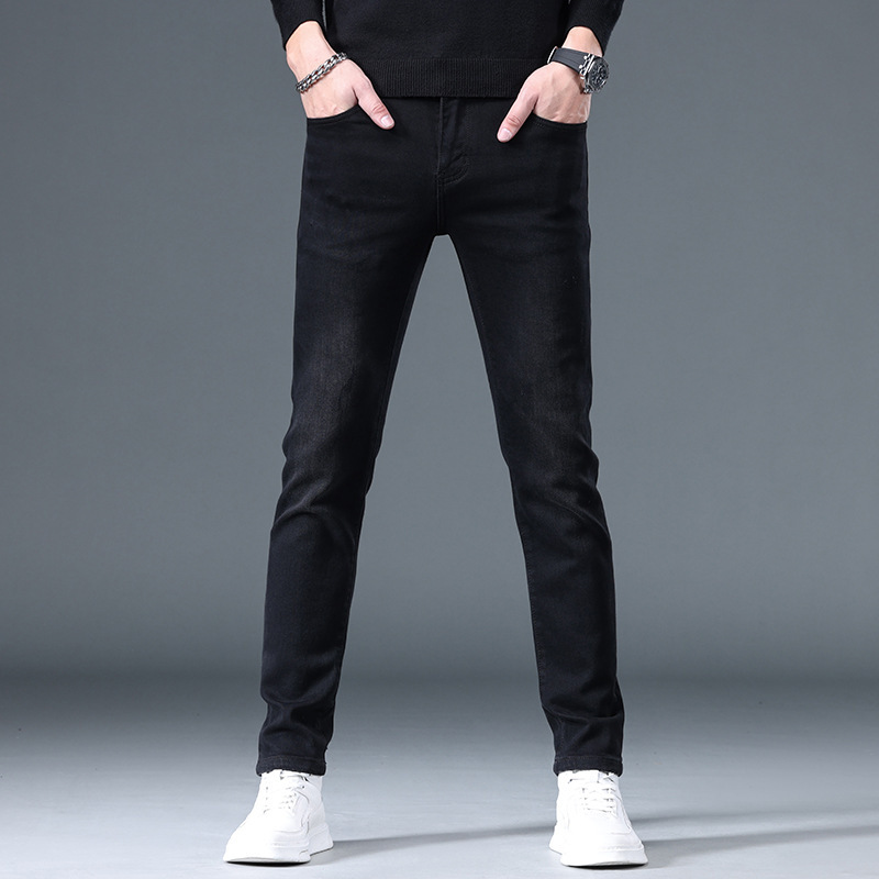 Xintang – jean Slim Fit pour hommes, produit élastique, petits pieds, marque de mode, produits européens, nouvelle collection automne et hiver 2023_voghion.com