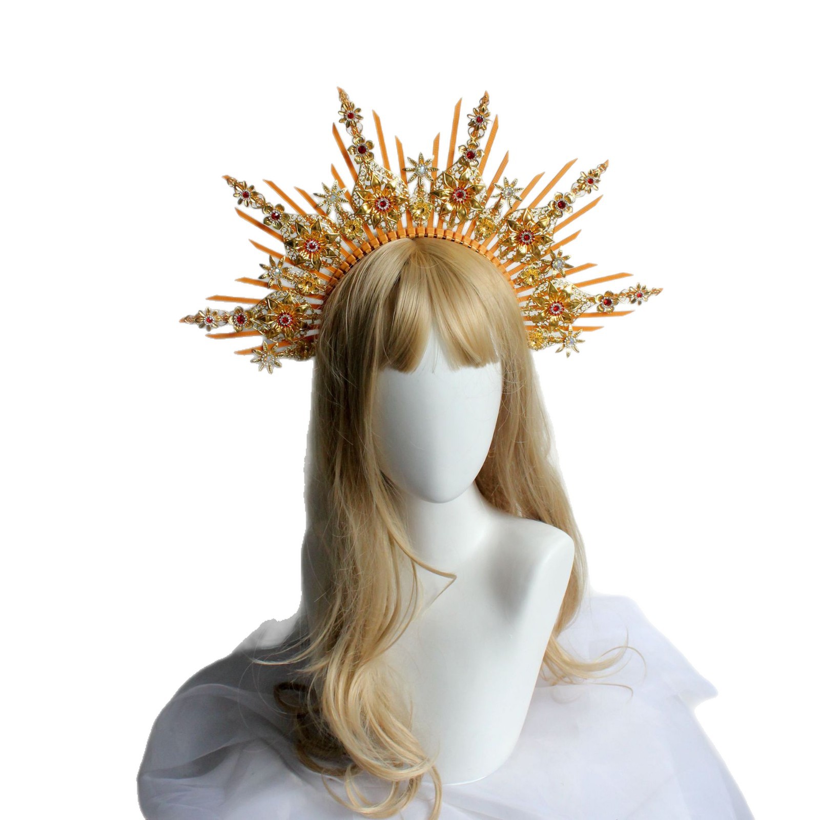 Diy Lolita oro y plata corona