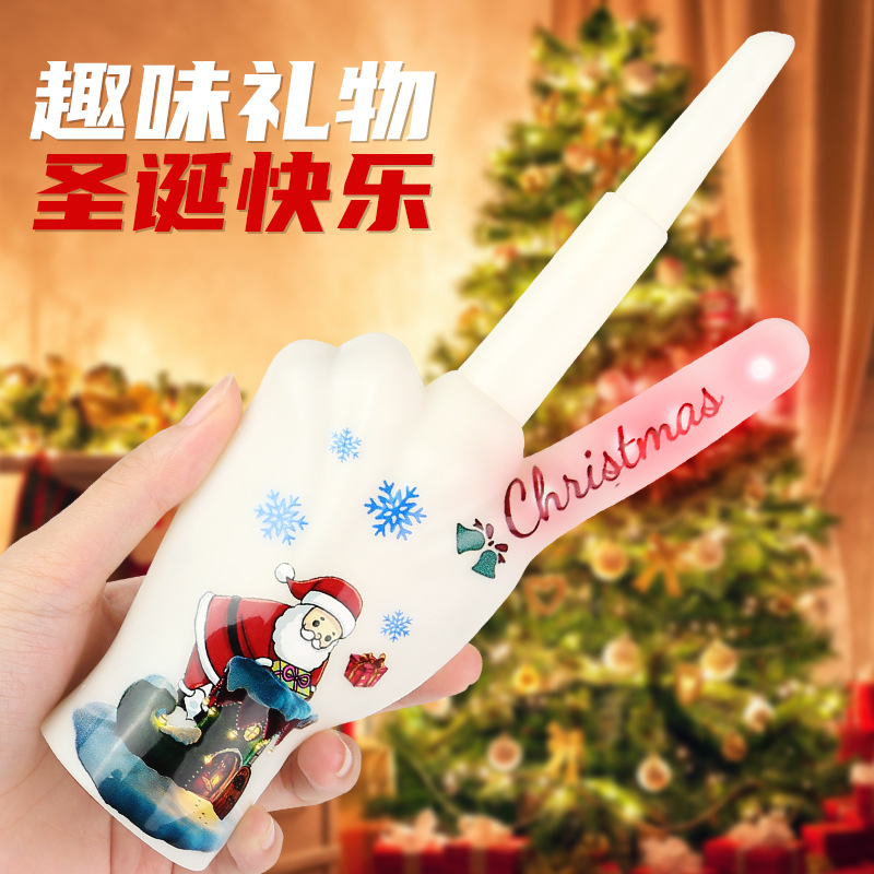 Cross border children's toys Christmas finger fun decompression stretch Christmas funny creative toys Halloween gifts