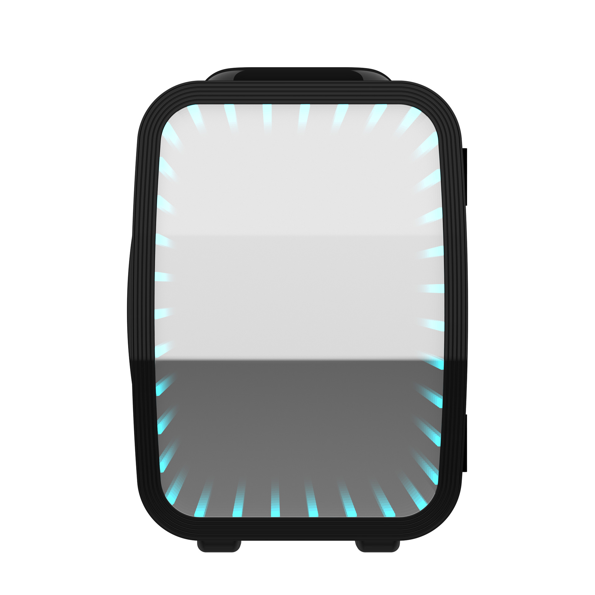 Mini Refrigerador Gamer de Escritorio Portátil con Espejo Túnel para Coche y Hogar image 5