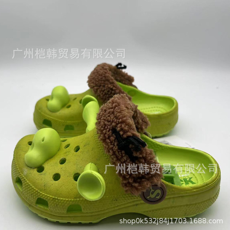 Shrek Superman zapatos de verano para niños zapatillas antideslizantes zapatillas de cabeza de niño gran playa image 1