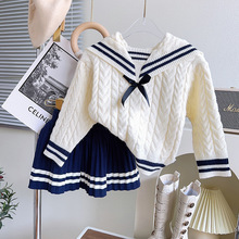 女童套装秋季新款女宝宝洋气时髦秋款学院风两件套GC9002