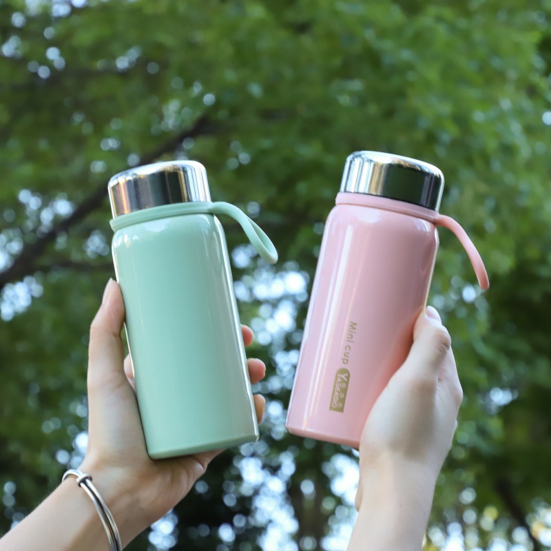 320ml保温杯迷你304不锈钢女高颜值水杯便携时尚防漏学生保温杯子