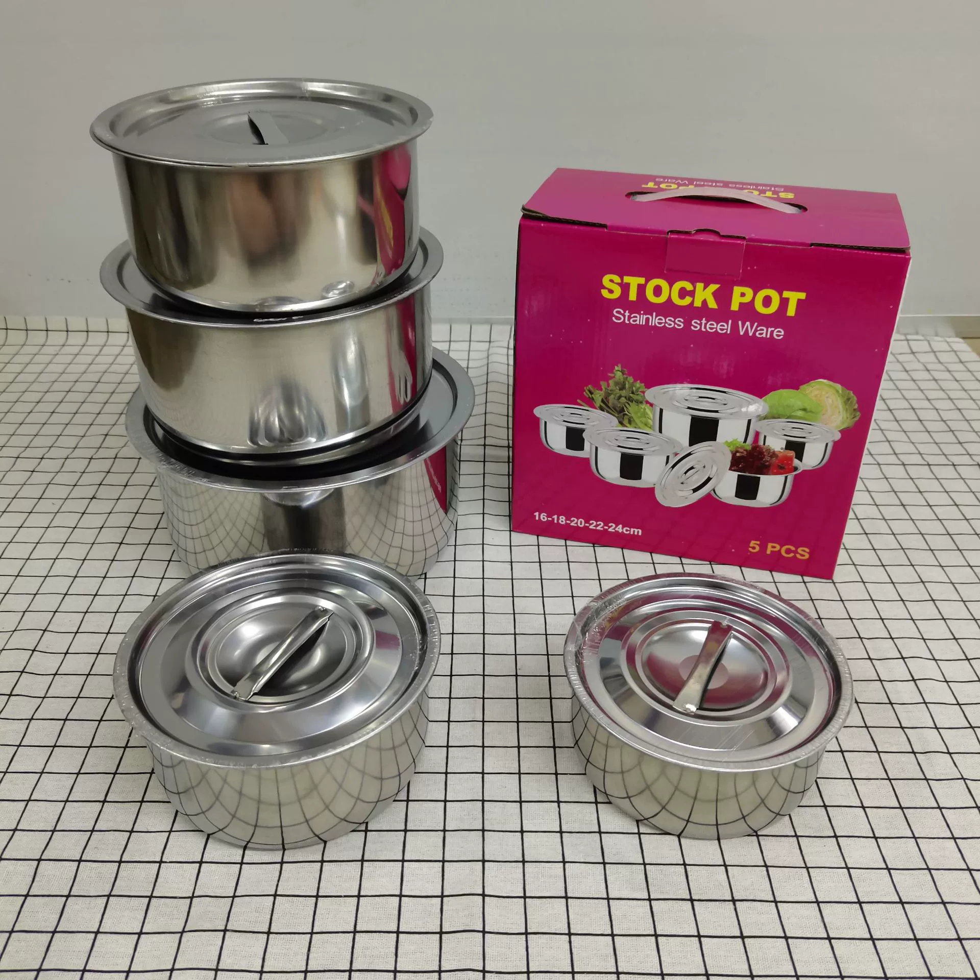 Ароматическая чашка из нержавеющей стали кухонная миска для приправ таз для взбивания яиц кастрюля из пяти предметов посуда для шведского стола миска для приправ таз для приготовления пищи