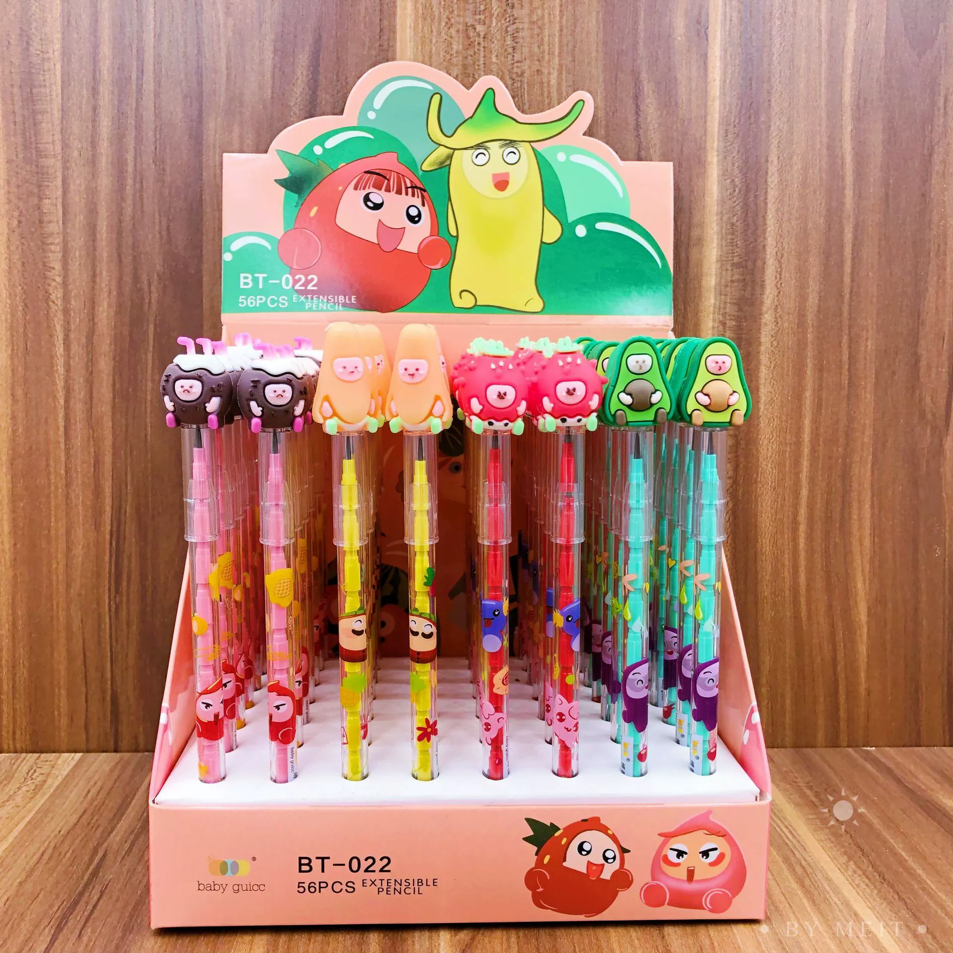 Фруктовая пуля в подарок карандаш банан/авокадо мультфильм пуля студенческий карандаш 56 в коробке