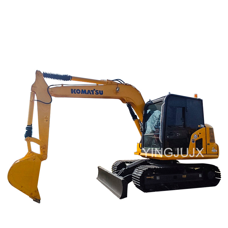 Excavadora Komatsu pequeña PC70 noventa por ciento de nuevos fabricantes exportación directa de comercio exterior declaración transfronteriza mini