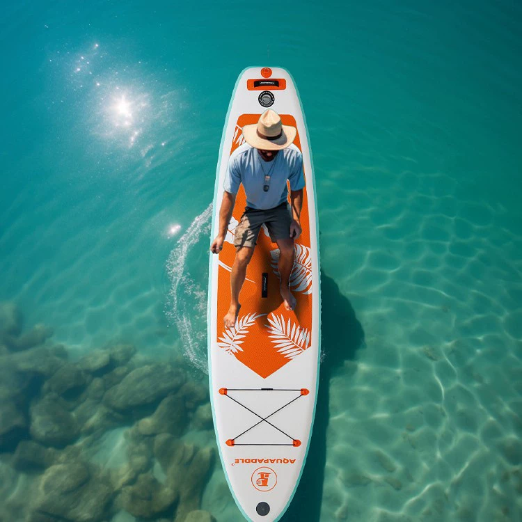 Надувная доска AquaPaddle плавательная доска SUP доска для серфинга плоская водная доска антискользящая