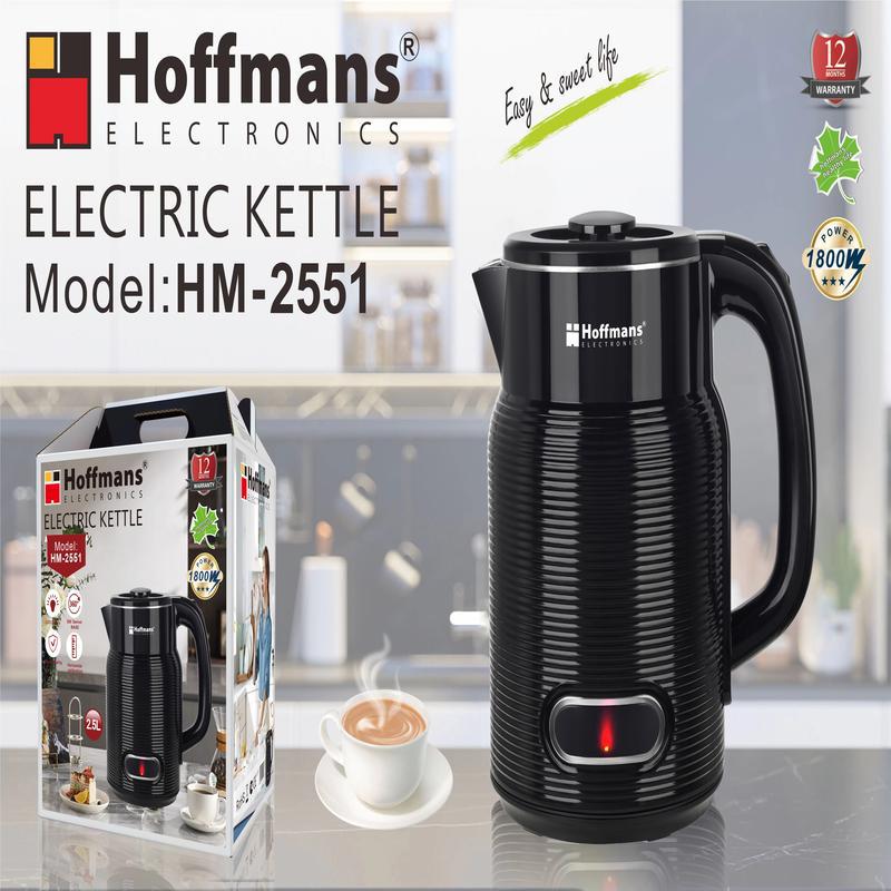 호프만스 전기 주전자 2551 전기 주전자 보온 기능 2.5L 16개/CTN 수출