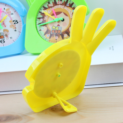 Primary, middle and large class kindergarten primary school students clock learning device teaching aids clock children's toy table 4-5-6 years old