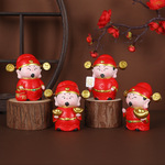 热销新款小财神摆件招财吉祥家居装饰树脂工艺品2026新年礼物批发