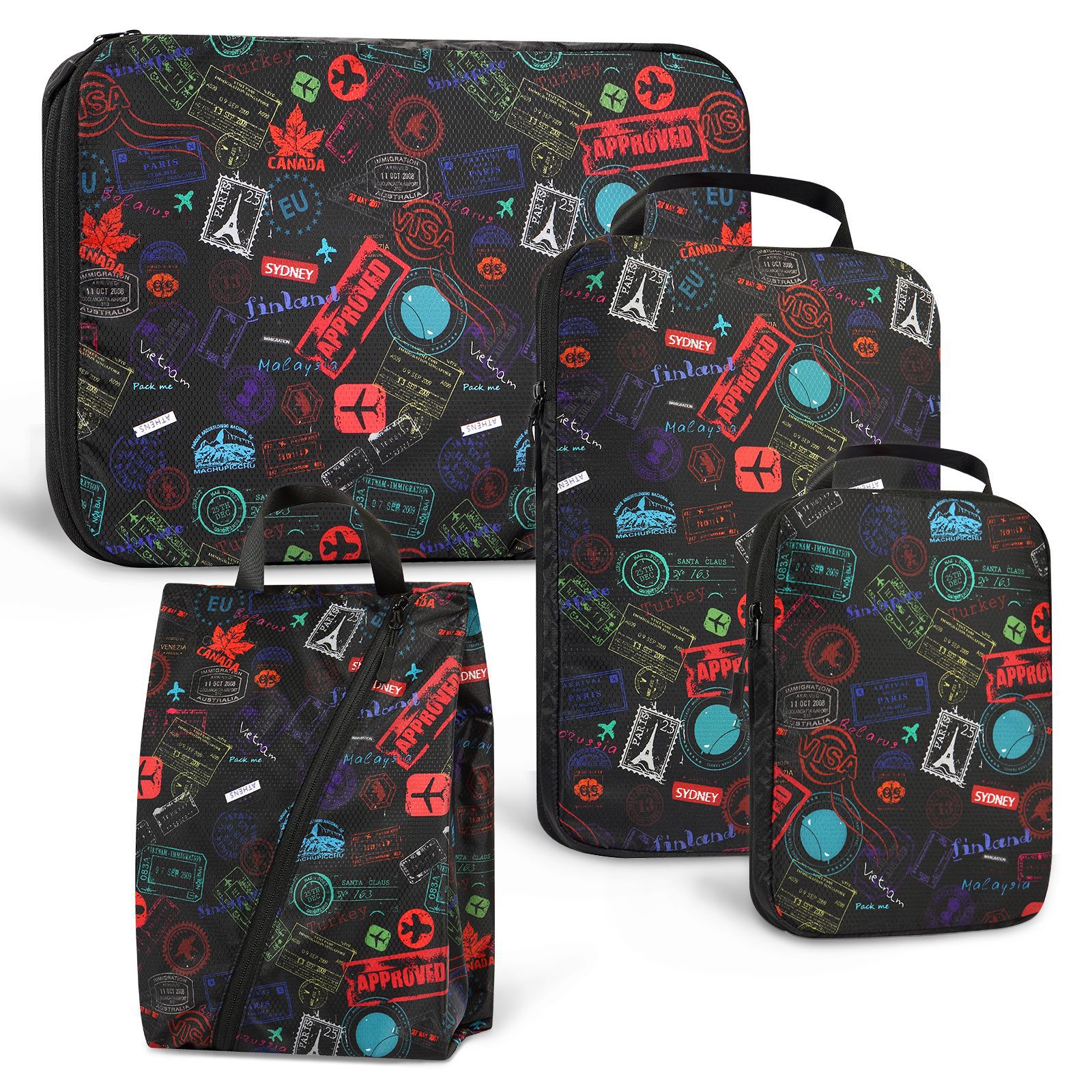 블랙 4 피스 세트